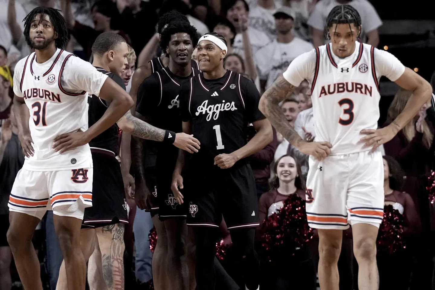 Auburn Stumbles in College Station: No. 1 Tigers Underwhelming in 83-72 Loss