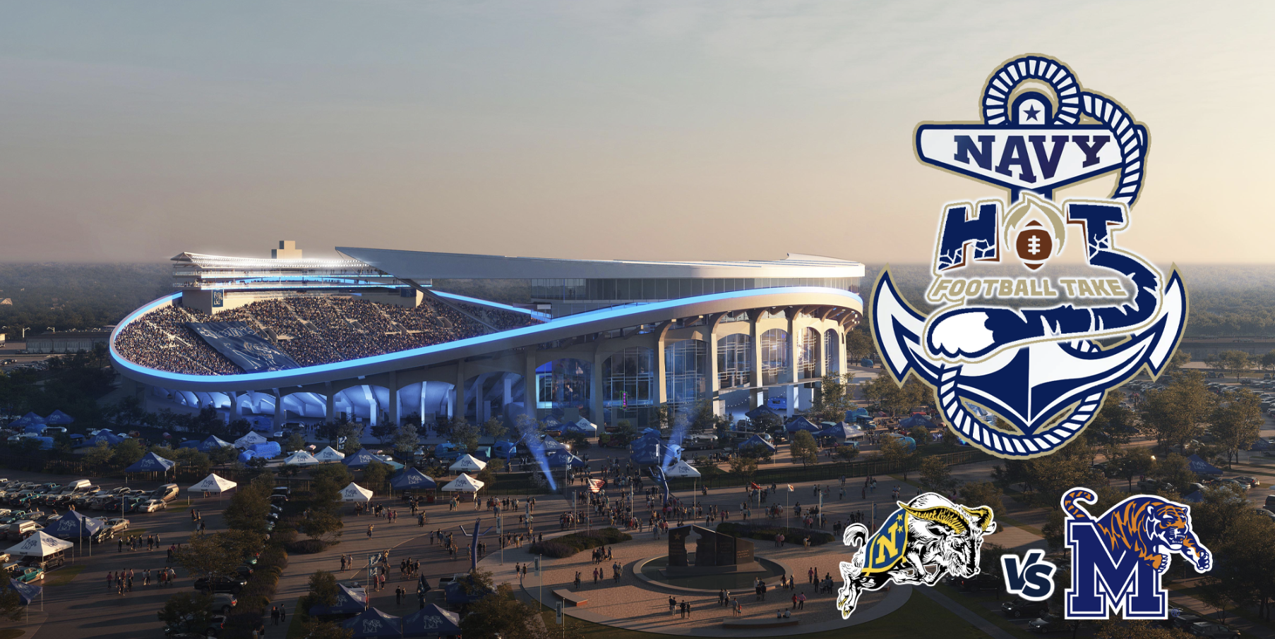 Thanksgiving Night Clash in Memphis: Navy Eyes Title Shot, Memphis Aims to Spoil the Party