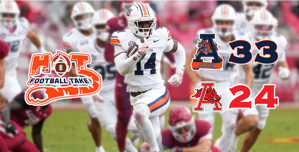 Auburn 33, Arkansas 24. Defense dominated. The kicker was perfect. Tigers win despite Freeze.